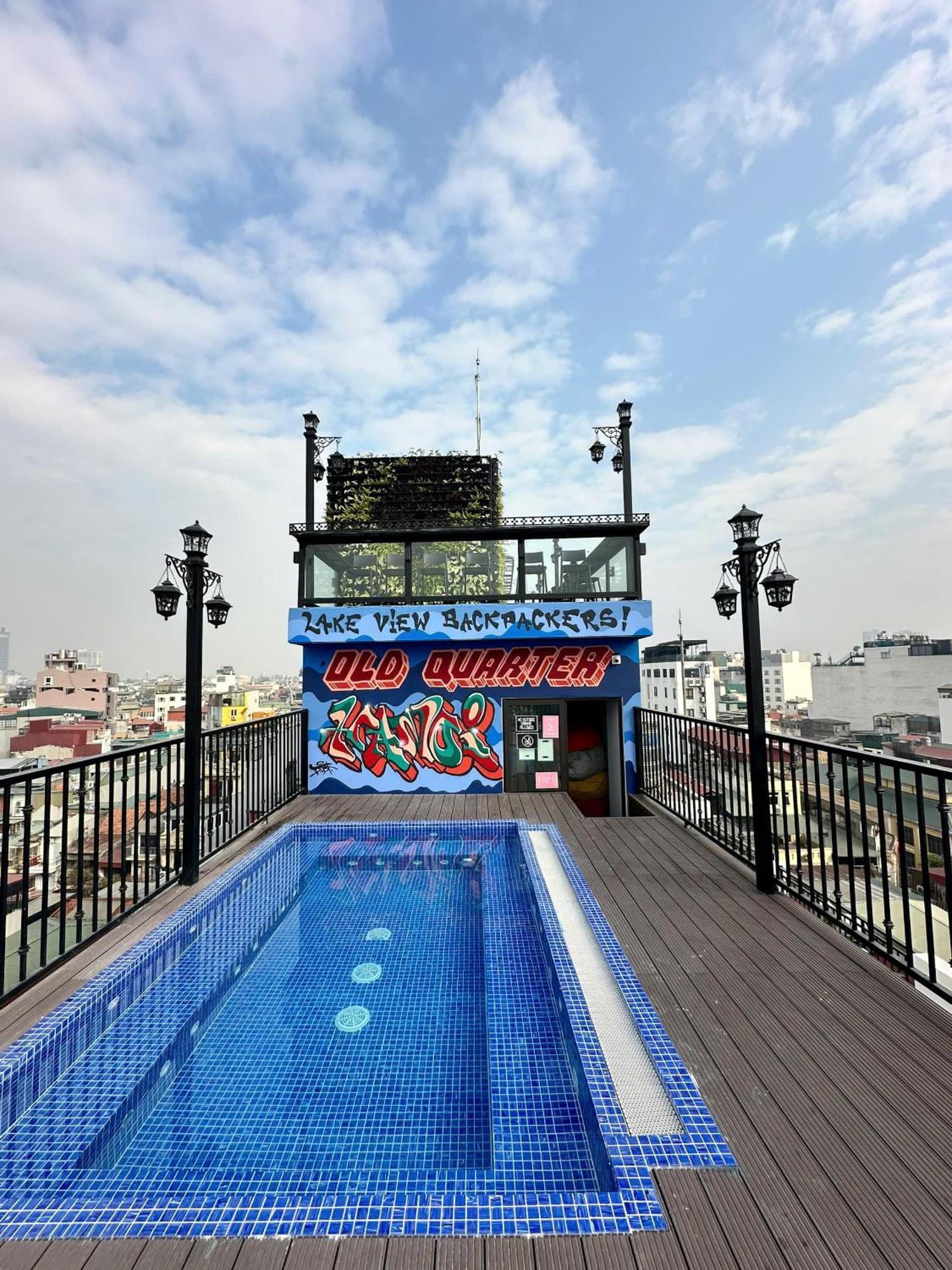 Lakeview Backpackers Hostel & Rooftop Bar Hanoi Luaran gambar
