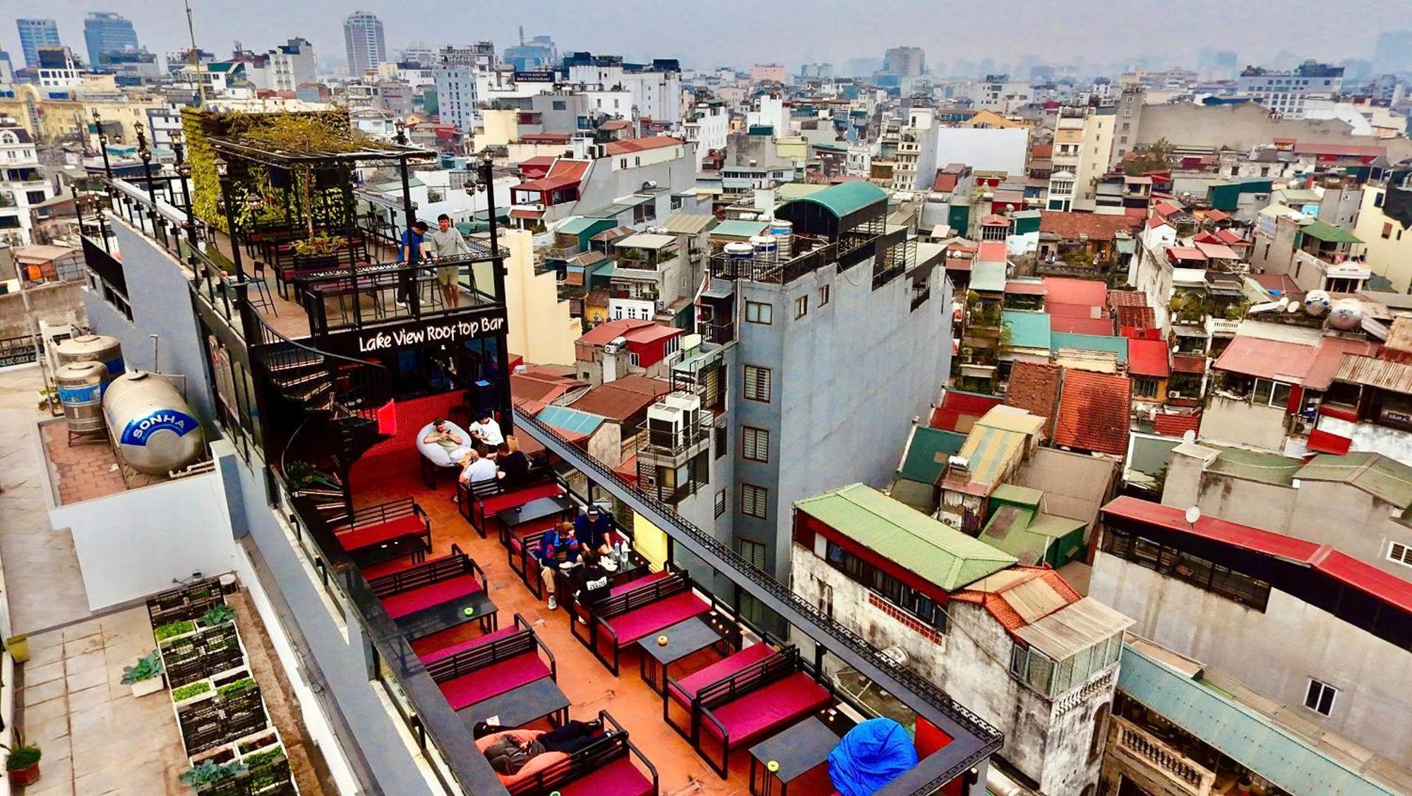 Lakeview Backpackers Hostel & Rooftop Bar Hanoi Luaran gambar